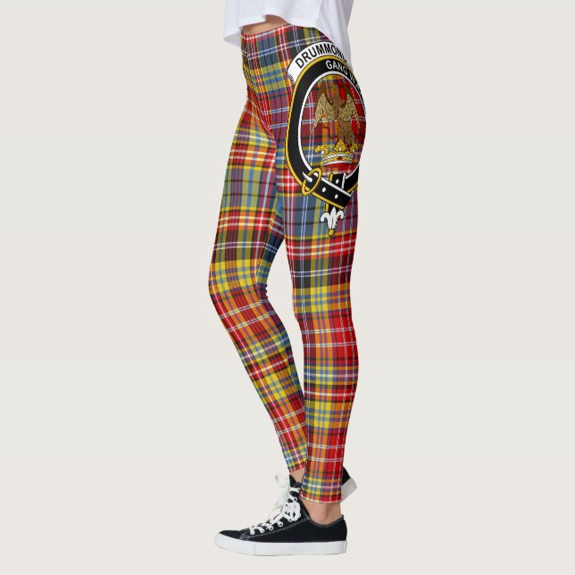 Scotstee Klan Drummond of Strathallan Vapensköld T Leggings (Vänster)