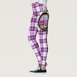 Scotstee Klan Dunlop Dress Vapensköld Tartan Women Leggings