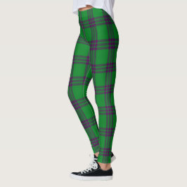 Scotstee Klan Elphinstone Hunting Tartan Women Leggings