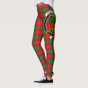 Scotstee Klan Fenton Vapensköld Tartan Women Leggi Leggings