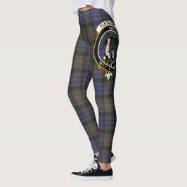 Scotstee Klan Fletcher of Dunans Vapensköld Tartan Leggings
