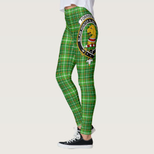 Scotstee Klan Forrester Hunting Vapensköld Tartan Leggings
