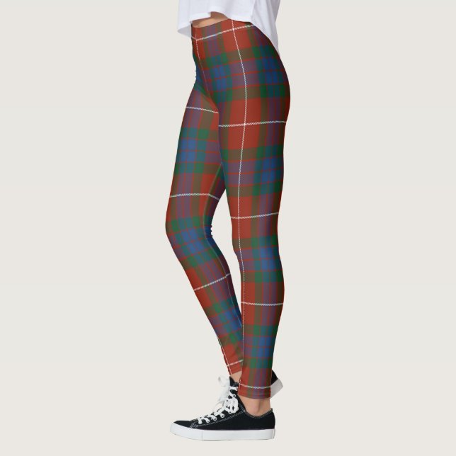 Scotstee Klan Fraser Ancient Tartan Women Leggings (Vänster)