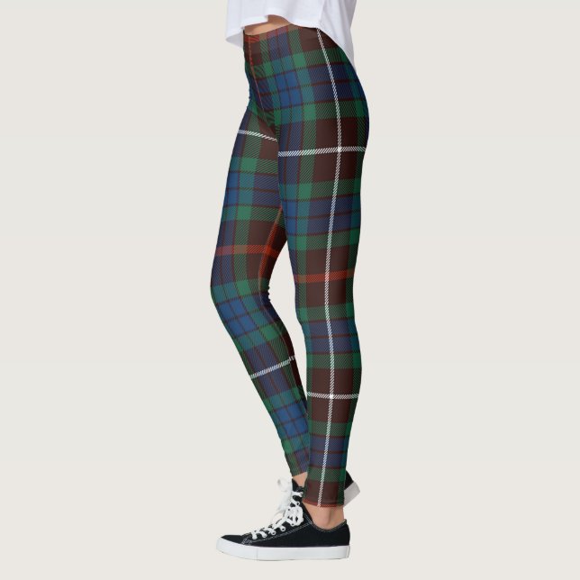 Scotstee Klan Fraser Hunting Ancient Tartan Women Leggings (Vänster)