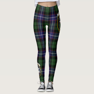 Scotstee Klan Galbraith Vapensköld Tartan Women Le Leggings