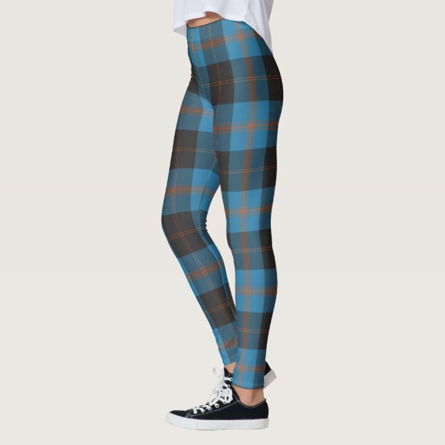 Scotstee Klan Garden Tartan Women Leggings (Vänster)