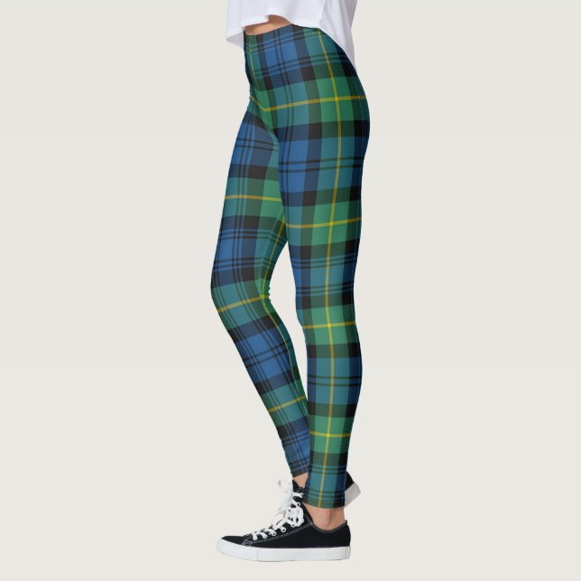 Scotstee Klan Gordon Ancient Tartan Women Leggings (Vänster)