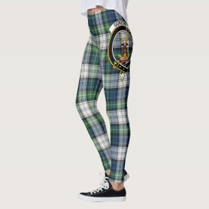 Scotstee Klan Gordon Dress Ancient Vapensköld Tart Leggings