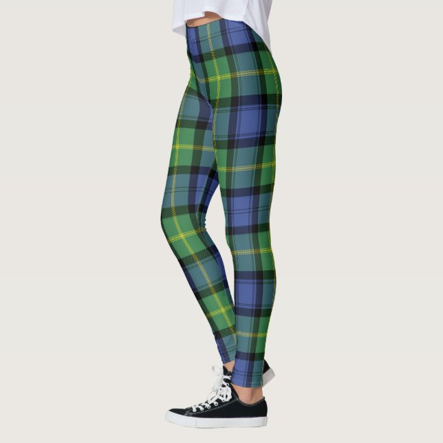 Scotstee Klan Gordon Old Ancient Tartan Women Leggings (Vänster)