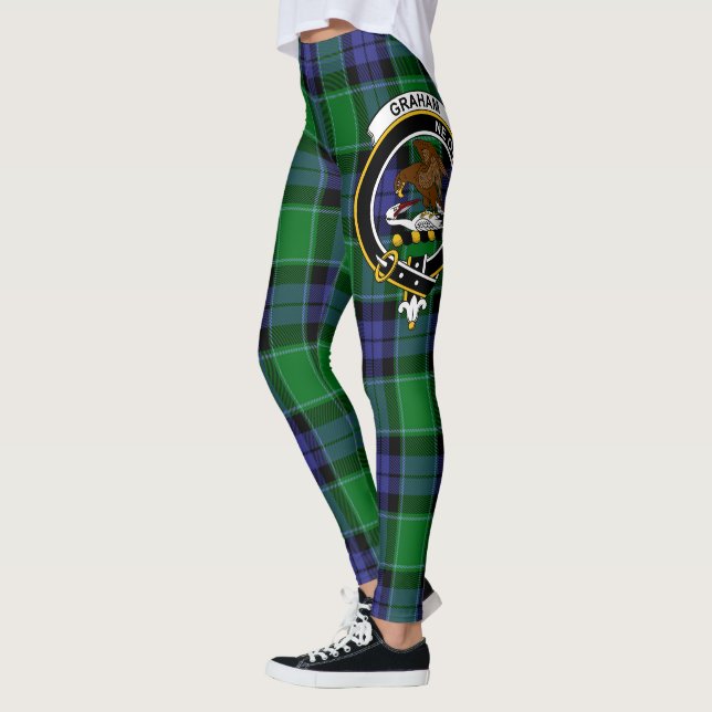 Scotstee Klan Graham of Menteith Modern Vapensköld Leggings (Vänster)
