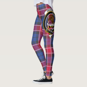 Scotstee Klan Graham of Menteith Rosa Vapensköld T Leggings