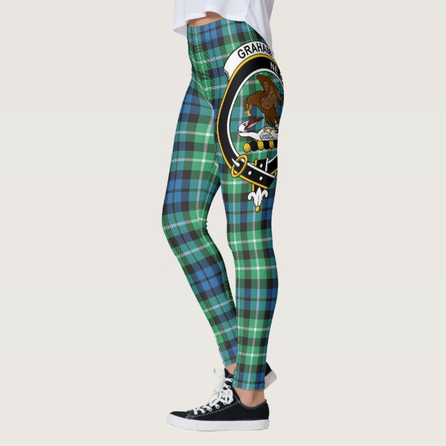 Scotstee Klan Graham of Montrose Ancient Vapensköl Leggings (Vänster)