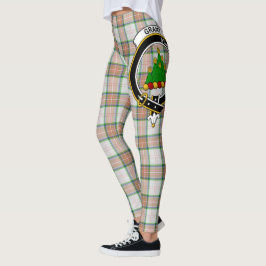 Scotstee Klan Grant of Auchsmal Vapensköld Tartan Leggings