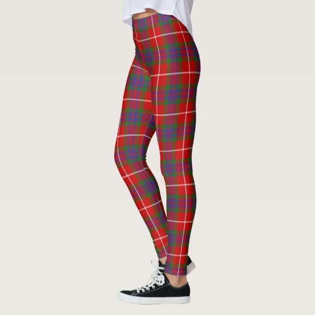 Scotstee Klan Grant of Lurg Tartan Women Leggings (Vänster)