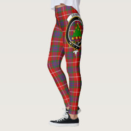 Scotstee Klan Grant of Lurg Vapensköld Tartan Wome Leggings