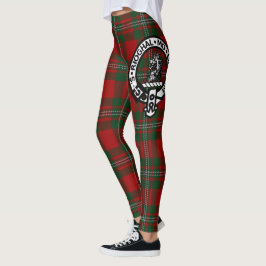 Scotstee Klan Gregor Vapensköld Tartan Women Leggi Leggings