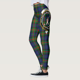 Scotstee Klan Gunn Modern Vapensköld Tartan Women Leggings
