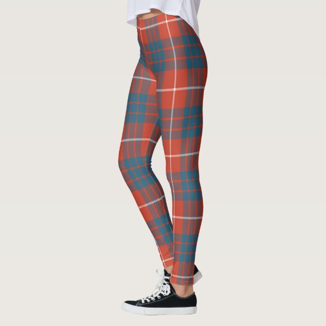 Scotstee Klan Hamilton Ancient Tartan Women Leggings (Vänster)