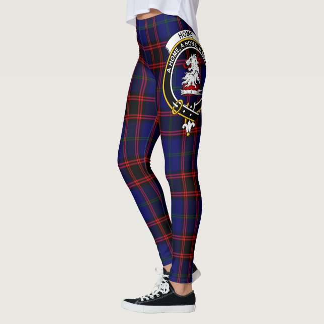 Scotstee Klan Home Modern Vapensköld Tartan Women Leggings (Vänster)