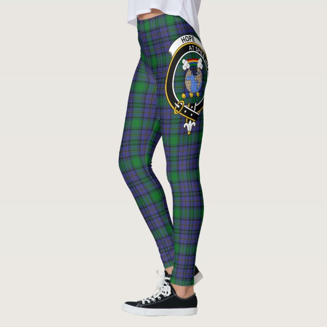 Scotstee Klan Hope Vapensköld Tartan Women Legging (Vänster)