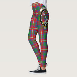 Scotstee Klan Hopkirk Vapensköld Tartan Women Legg Leggings