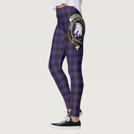 Scotstee Klan Horsburgh Vapensköld Tartan Women Le Leggings