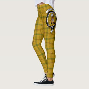 Scotstee Klan Houston Vapensköld Tartan Women Legg Leggings
