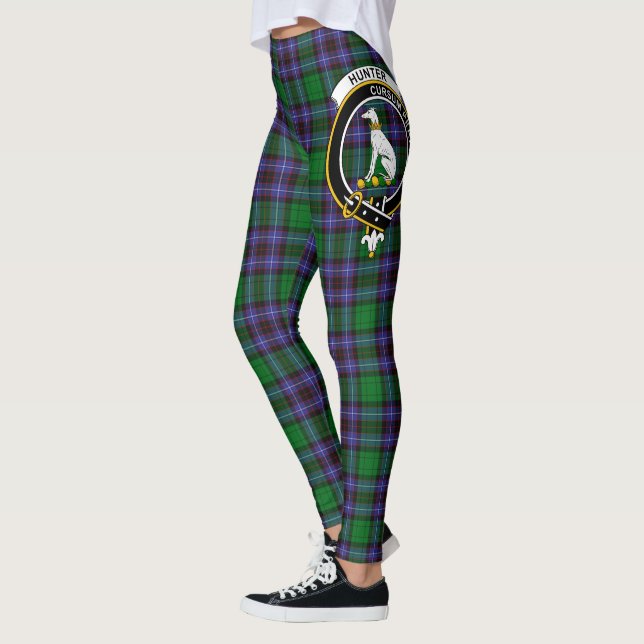 Scotstee Klan Hunter of Peeblesshire Vapensköld Ta Leggings (Vänster)