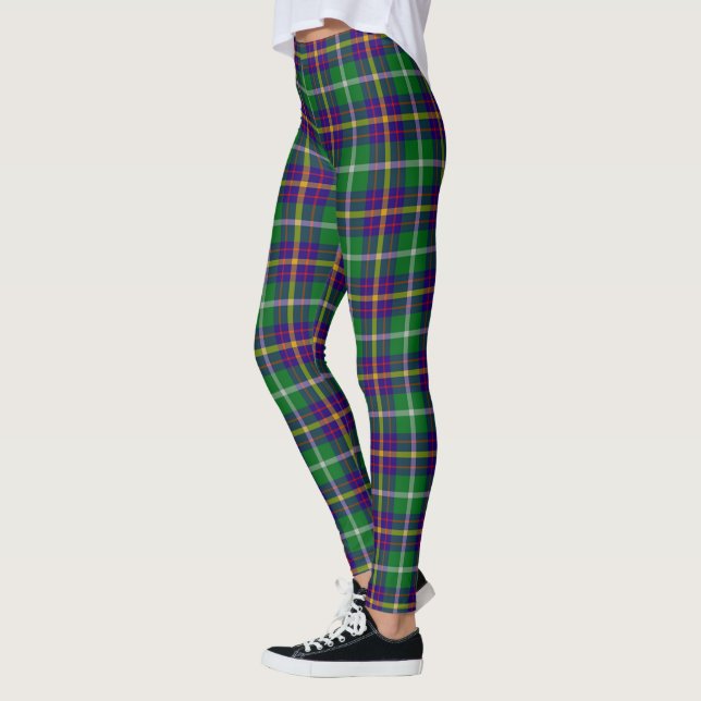 Scotstee Klan Inglis Modern Tartan Women Leggings (Vänster)
