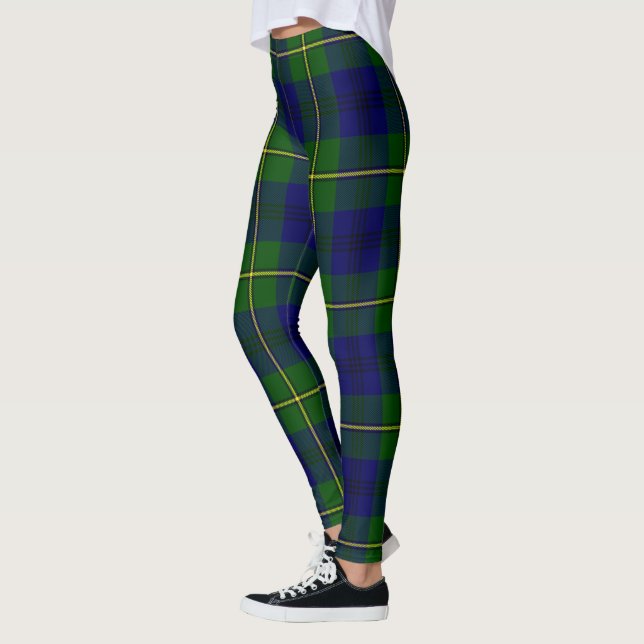 Scotstee Klan Johnson Tartan Women Leggings (Vänster)
