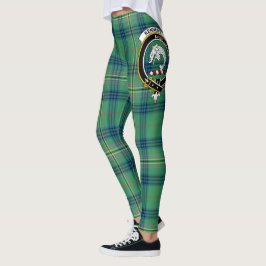 Scotstee Klan Kennedy Ancient Vapensköld Tartan Wo Leggings