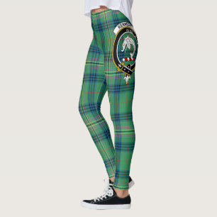 Scotstee Klan Kennedy Ancient Vapensköld Tartan Wo Leggings