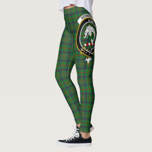 Scotstee Klan Kennedy Hunting Vapensköld Tartan Wo Leggings