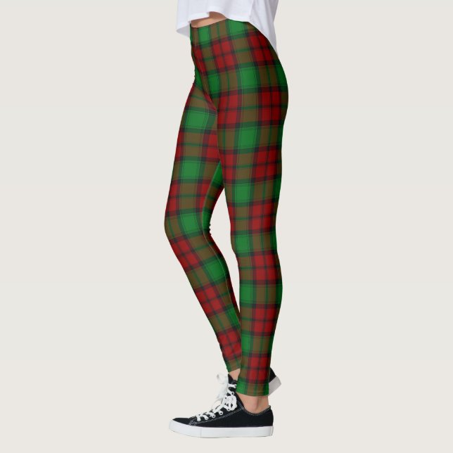 Scotstee Klan Kerr Modern Tartan Women Leggings (Vänster)