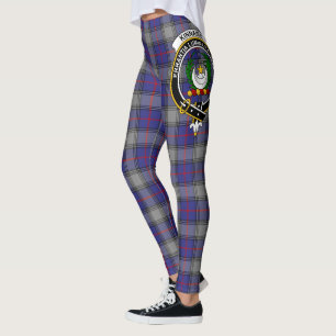 Scotstee Klan Kinnaird Vapensköld Tartan Women Leg Leggings