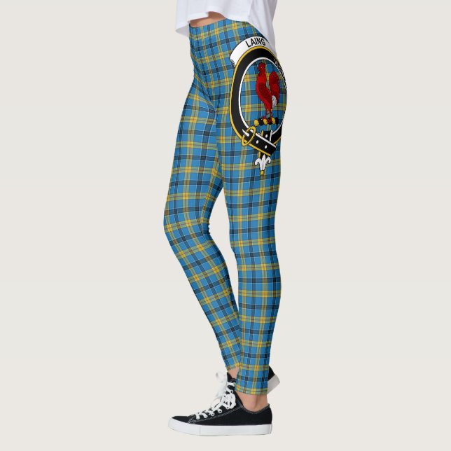 Scotstee Klan Laing Hunting Vapensköld Tartan Wome Leggings (Vänster)