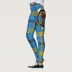 Scotstee Klan Laing Vapensköld Tartan Women Leggin Leggings