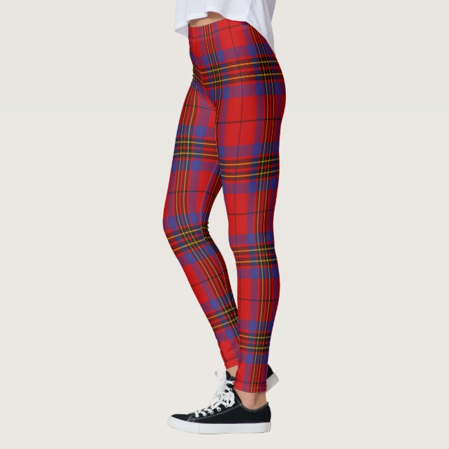 Scotstee Klan Leslie Modern Tartan Women Leggings (Vänster)