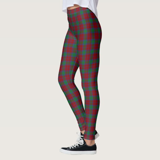 Scotstee Klan Lindsay Modern Tartan Women Leggings (Vänster)