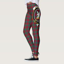 Scotstee Klan Lindsay Modern Vapensköld Tartan Wom Leggings