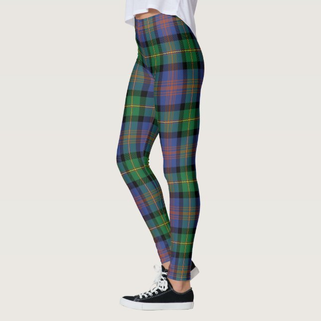 Scotstee Klan Logan Ancient Tartan Women Leggings (Vänster)