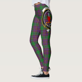 Scotstee Klan Logan Vapensköld Tartan Women Leggin Leggings