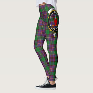 Scotstee Klan Logan Vapensköld Tartan Women Leggin Leggings