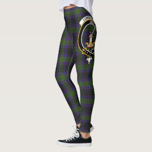 Scotstee Klan Lumsden Hunting Vapensköld Tartan Wo Leggings