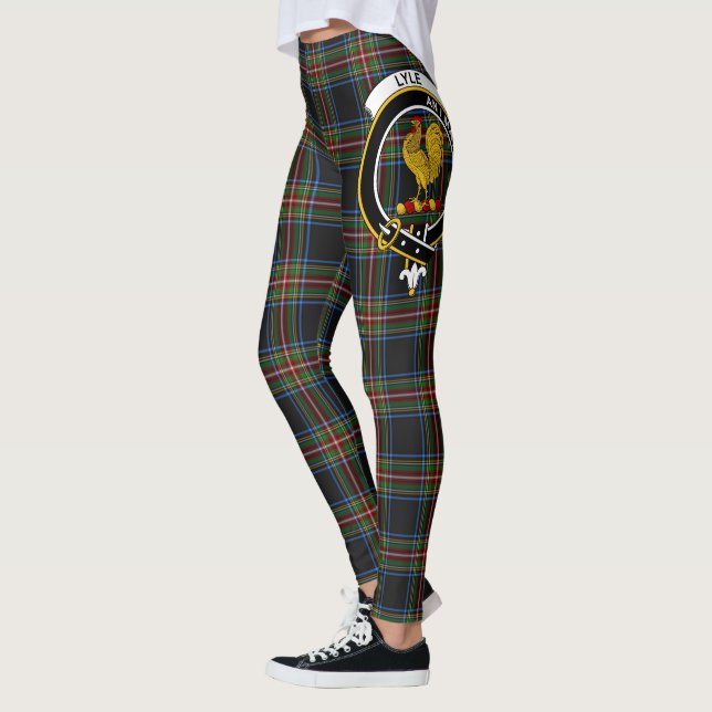 Scotstee Klan Lyle Vapensköld Tartan Women Legging (Vänster)