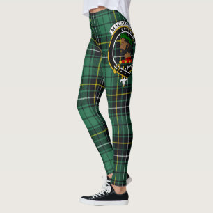 Scotstee Klan MacAlpine Vapensköld Tartan Women Le Leggings