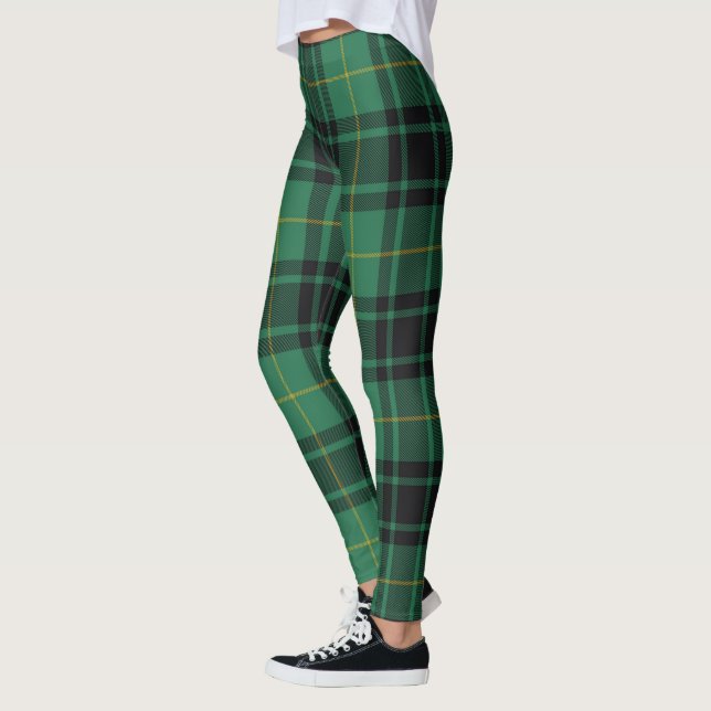 Scotstee Klan MacArthur Ancient Tartan Women Leggings (Vänster)