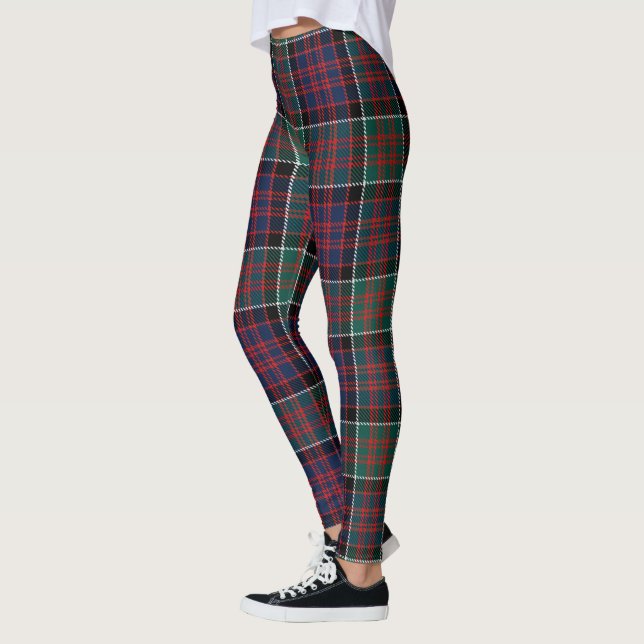 Scotstee Klan Macdonald Tartan Women Leggings (Vänster)