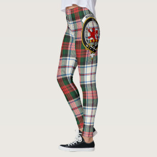Scotstee Klan MacDuff Dress Modern Vapensköld Tart Leggings