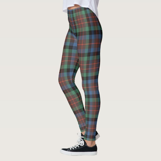 Scotstee Klan MacDuff Hunting Ancient Tartan Women Leggings (Vänster)